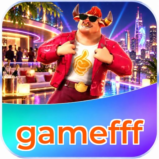 Interface da plataforma gamefff mostrando slots populares e bônus de boas-vindas